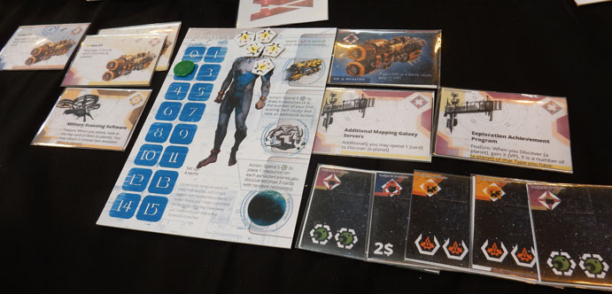 My position while playing Alien Artifacts: spaceships, equipment and planets