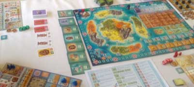 The colourful Bora Bora in play