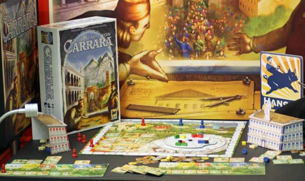 Palaces of Carrara on display