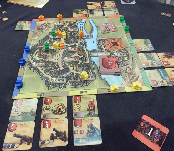 Building up my defences for the next siege in Castellum