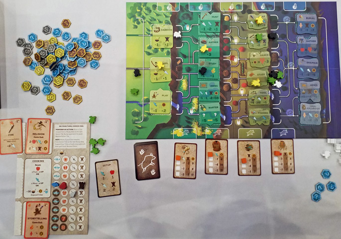 Our game of Dawn of Mankind in progress