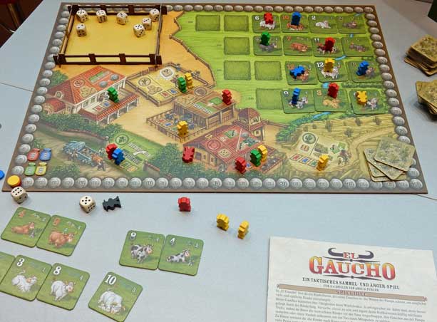 El Gaucho on display in the exhibition of new games