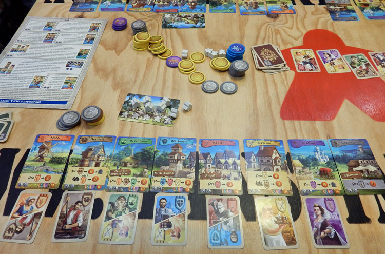 Majesty in play - having somebody in each building except the infirmary must be good