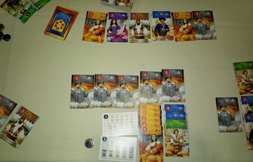 Playing Medici: The Card Game - I have a ship full of furs (grey)