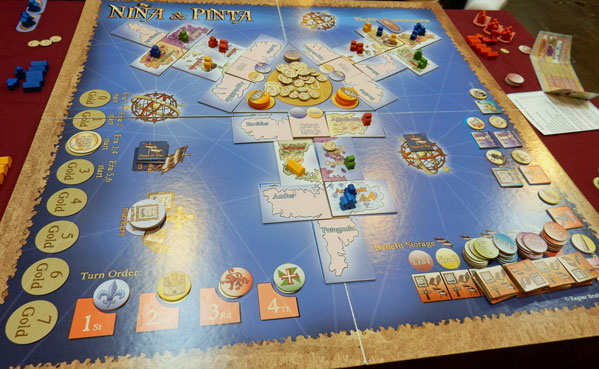 Playing Nina and Pinta