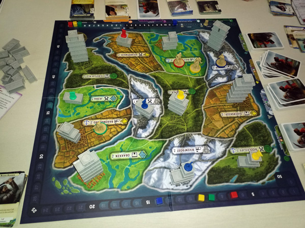 The board towards the end of Path of Light and Shadow