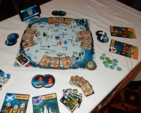 Race to the North Pole plus smartphone at the 2015 UK Games Expo