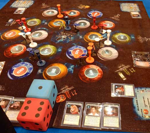 The giant Star Trek Catan set at Spiel