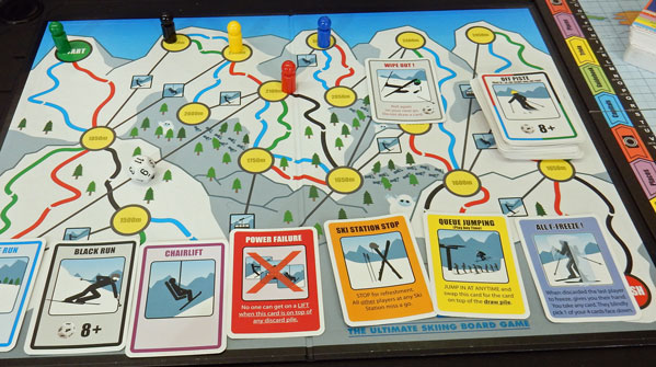 The Ski Run prototype on display at the Toy Fair