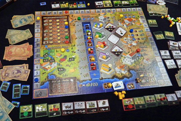 Main board during a demo of Rhodes