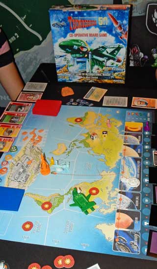 Thunderbirds being demoed at the 2015 UK Games Expo