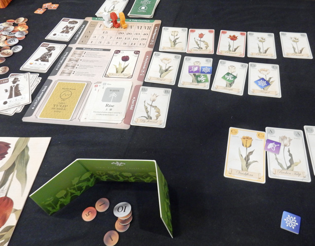 Playing Tulip Bubble at Spiel '17