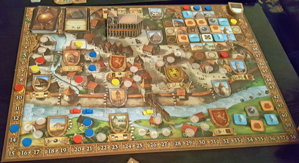 The Ulm board during a game