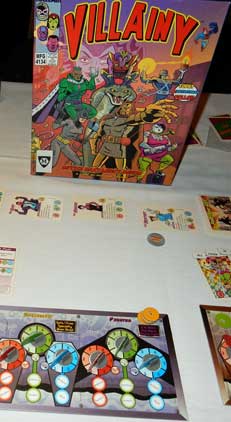 Villainy display at the 2015 UK Games Expo
