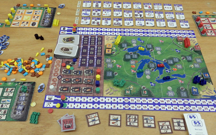 Displaying Wendake at the Spiel '17 new games exhibition