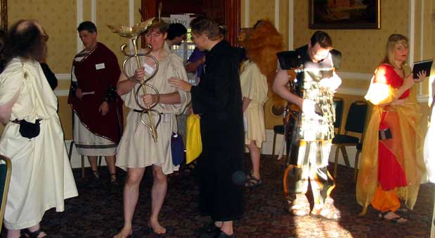 Group of characters on Saturday morning